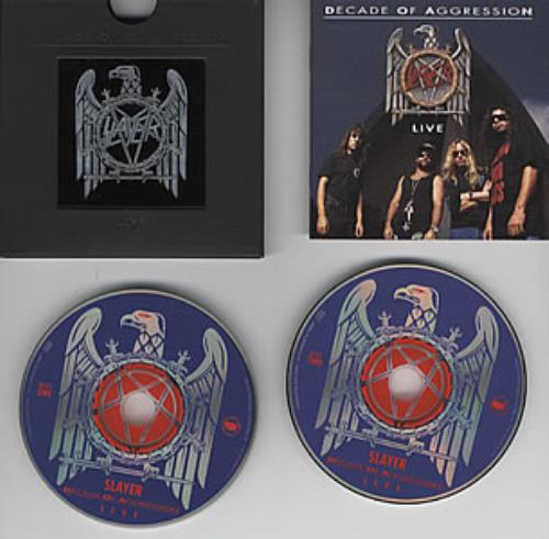 Slayer Decade Of Aggression - Metal Slv US 2 CD album set